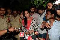 Anjali Returns to Hyderabad Photos